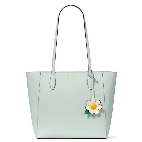 New Kate Spade Dana Saffiano Tote Crystal Blue - Picture 1 of 5